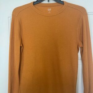 GAP Orange Crewneck Sweater Soft Knit Casual